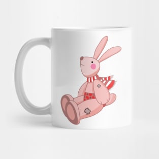 Plush pink hare Mug